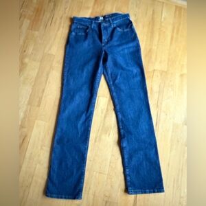 Lee Women's Straight Leg Jeans in Deep Blue size 12 long NWT